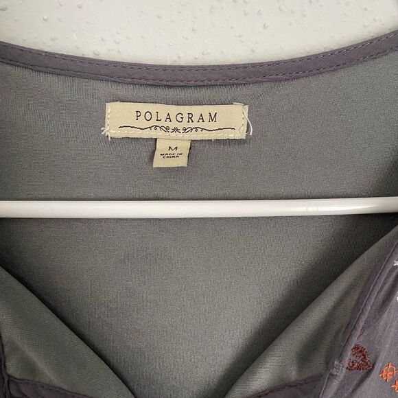 Anthropologie Polagram Woman’s Embroidered Peasant Dress size M - Picture 4 of 6